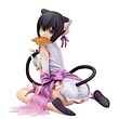 Shining Hearts Xiao Mei Mischievous Slinking Cat Statue